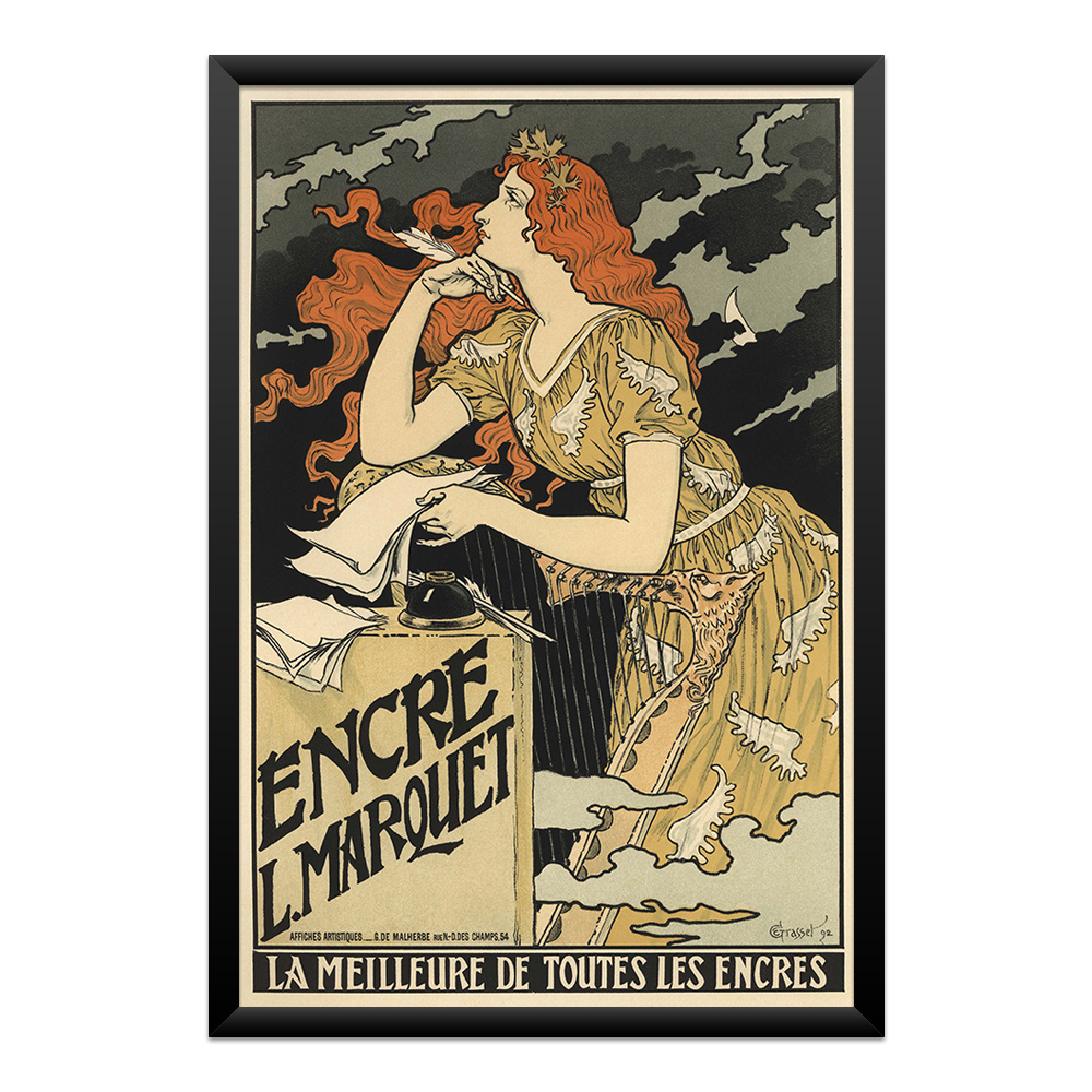 Quadro Encre Marquet – Poster Vintage Belle Époque - Imagem 1