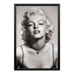 Quadro Marilyn Monroe – Retrato Clássico Preto e Branco
